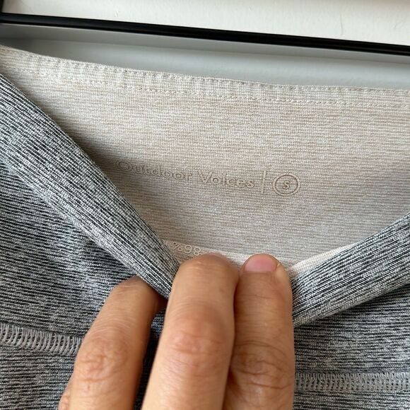 Outdoor Voices Springs 7/8 Legging Size Small Color block Grey Athletic Yoga - Picture 5 of 7